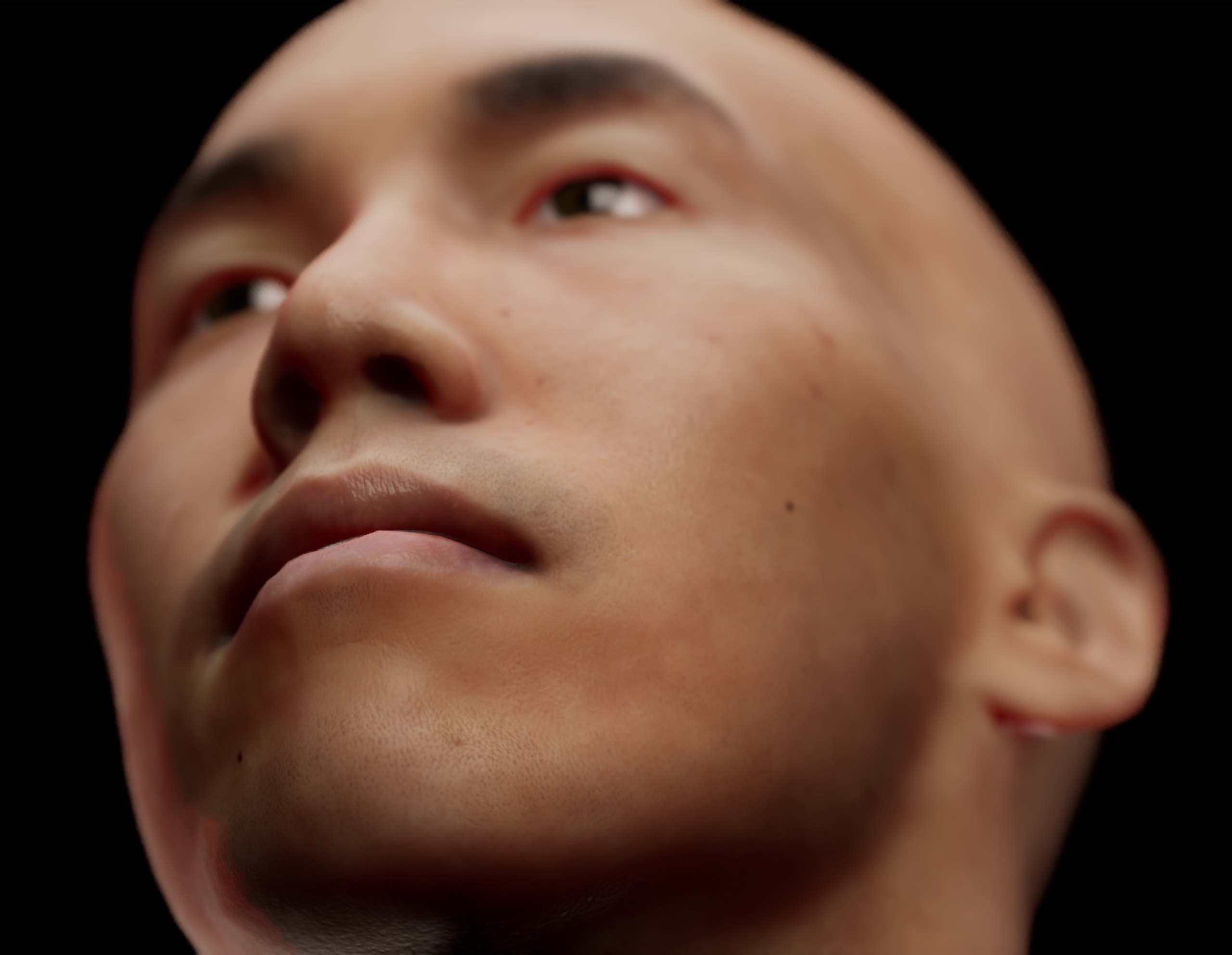 Low shot of my 3D Likeness